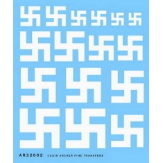 1/32 Swastikas for Aircraft (solid white, dry transfers)