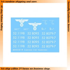 Dry Transfers for 1/35 BR-52 Kriegslokomotive 