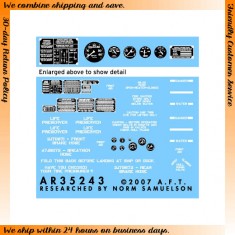 1/35 Duke Instruments, Stencils &Placards for Italeri kit