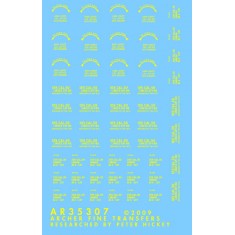1/35 Assorted WWII Ammo Crate and Magazine Stencils