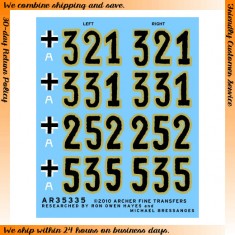 Dry Transfers for 1/35 Ausf Panther G's from Panzer Brigade 113 