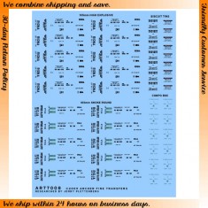 Stencils for 1/35 Assorted British 105mm Boxes, Compo Boxes &Biscuit Tins