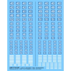 1/35 UK Army Group, Army & Corps AOS Signs #2 Summer 1943-Spring 1945 (Waterslide Decals)