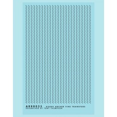 Resin on Clear Decal Film for O Scale Tank Car Double-Row Rivets