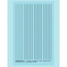Resin on Clear Decal Film for S-Scale 7/8-Inch Streetcar/Interurban Rivets