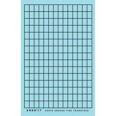 S 12" x 18" Factory Window Muntins (Resin on Clear Decal Film)