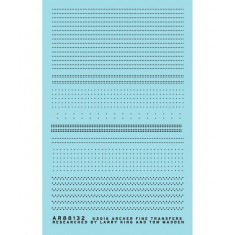 S Pullman Car Rivet Set Sheet 1 (Resin on Clear Decal Film)