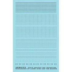 S Pullman Car Rivet Set Sheet 2 (Resin on Clear Decal Film)