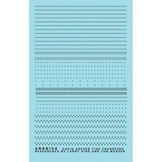 O Pullman Car Rivet Set Sheet 1 (Resin on Clear Decal Film)