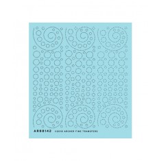 1/32 Aircraft Rivets in Spiral and Circular Patterns (Resin on Clear Decal Film)