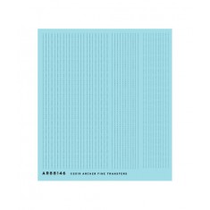 1/72 Single Row Aircraft Rivets (Resin on Clear Decal Film)