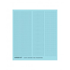1/72 Double Row Aircraft Rivets (Resin on Clear Decal Film)