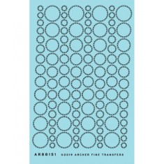 Perfect Weld Beads in Circular Patterns (Resin on Clear Decal Film)