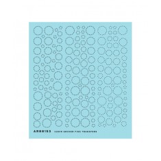 1/24 Aircraft Rivets in Circular Patterns (Resin on Clear Decal Film)