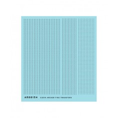 1/24 Single Row Aircraft Rivets (Resin on Clear Decal Film)