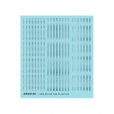 1/24 Double Row Aircraft Rivets (Resin on Clear Decal Film)