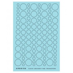 Various scales Arc Weld Beads .015 inch .38 mm wide (Resin on Clear Decal Film)