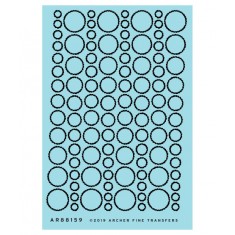 Various scales Arc Weld Beads .040 inch 1.02 mm wide (Resin on Clear Decal Film)