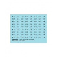 HO RPO/BEM Card Holders (Resin on Clear Decal Film)