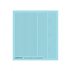1/72 Staggered Double Row Aircraft Rivets (Resin on Clear Decal Film)