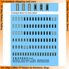 1/35 German SS Shoulder Boards For Panzergrenadiers 