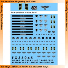 1/35 Heer Uniform Patches for Armoured Reconnaissance Troops