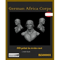 German Africa Corps (1 resin bust)