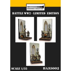 1/35 WWII Battle - German Soldiers (2 figures) & Scene [Limited Edition]