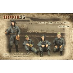 1/35 WWII Soviet Tank Crews (4 figures)
