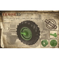 1/35 ZiL-131 Wheels Under Load Set M93 (320 x 508, 6pcs + 1 Spare)