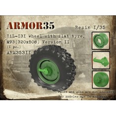 1/35 ZiL-131 Wheel w/Flat Tyre M93 (320 x 508) Version II