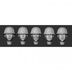 1/35 Kwantung Army Soldiers #Head Set 1
