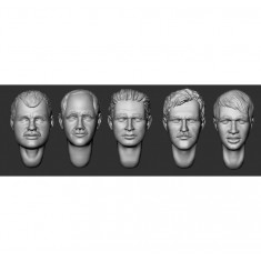 1/35 Hairy Heads Set #24