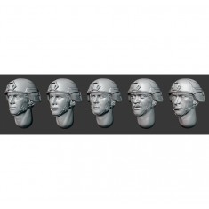 1/35 Russian Soldiers Heads Vol.3 (3D print)