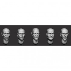 1/35 Bald Head x5 (Set 31)