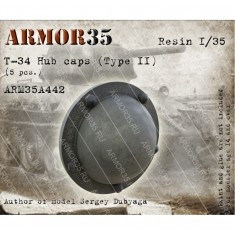 1/35 T-34 Hub Cap Type II (10pcs)