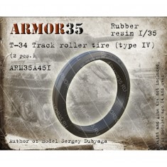 1/35 T-34 Track Roller Tyre Type IV (2pcs)
