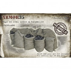 1/35 Bags of Coal Under A Tarpaulin