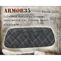 1/35 UAZ-3909 Radiator Thermal Insulation for Zvezda kit