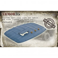 1/35 ZIL-130 Late Roof with One Hatch and Side Lights for Zvezda kit