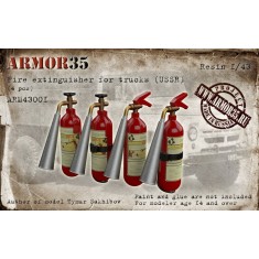 1/43 USSR Fire Extinguisher for Trucks (4pcs)