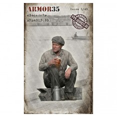 1/43 Civilian Seated Man ''Vasily'' 