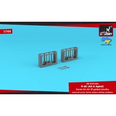 1/144 R-60 (AA-8 Aphid) Air-Air IR Guided Missiles (12pcs)
