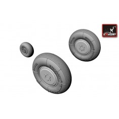 1/48 Yakovlev Yak-1 Wheels