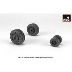 1/48 F-4 Phantom II Wheels w/Weighted Tyres (mid)