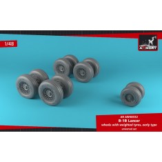 1/48 Rockwell B-1B Lancer Wheels w/Weighted Tires (Early)