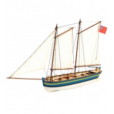 1/50 HMS Endeavour's Longboat 2021 Wooden Ship Model