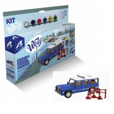 [Junior Collection] Police Patrol Wooden Car