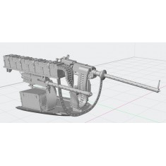 1/48 B-25 Mitchell Nose Gun Set for HK Models Kit