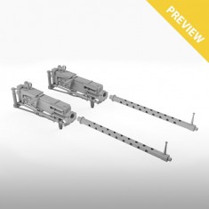 1/48 B-25 Mitchell Waist Guns Set for HK Models Kit